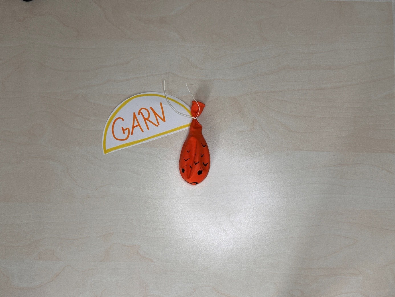 Experiment Kugelfisch aus Luftballon