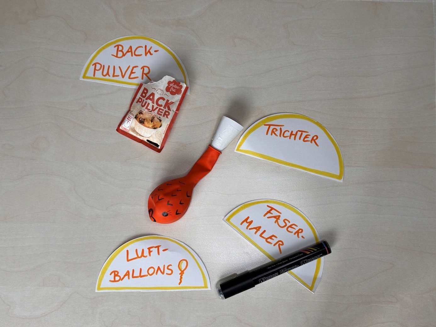 Experiment Kugelfisch aus Luftballon